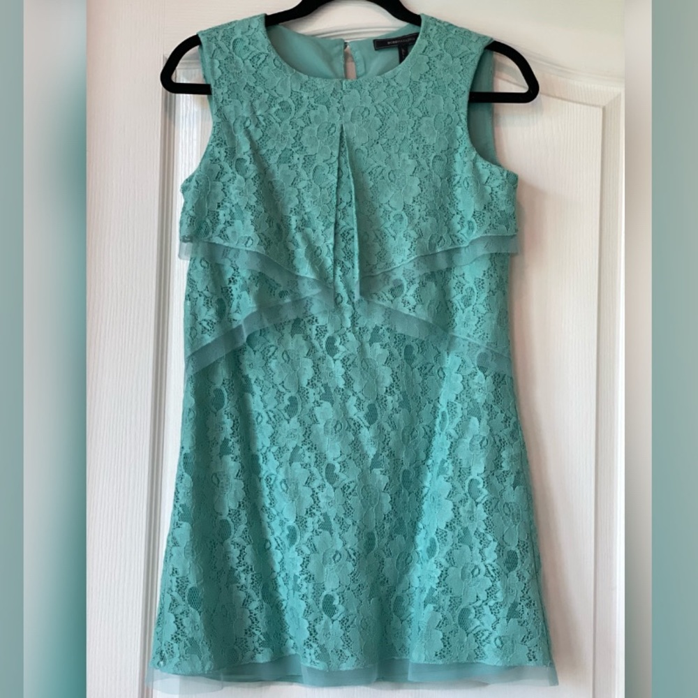 BCBG teal blue dress